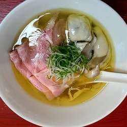 広島県産牡蠣の塩蕎麦