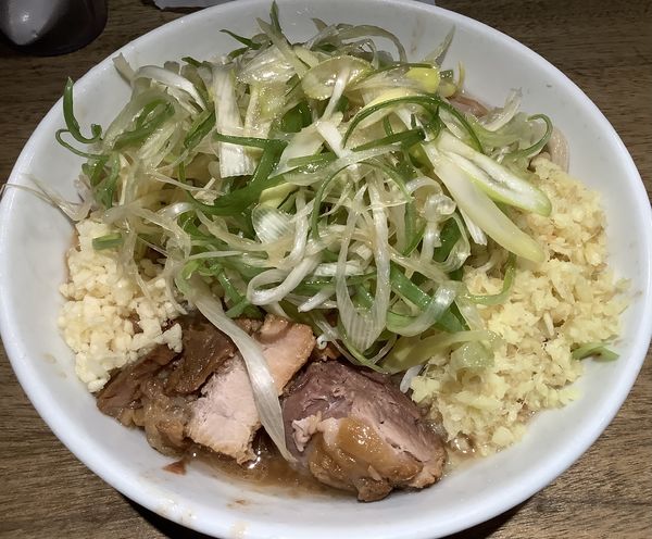 「ラーメン　＋　ネギ　＋　生姜」@MEN YARD FIGHTの写真