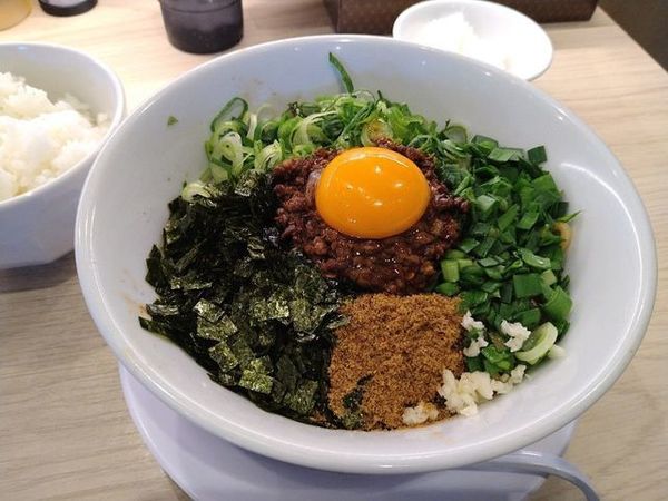 「台湾まぜそば直太朗」@キラメキノトリ 滋賀西大津店の写真