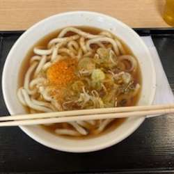 月見うどん ¥360