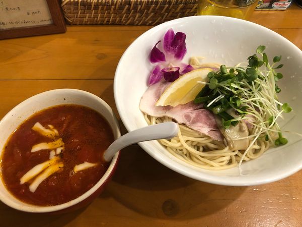 「トマトつけ麺」@麺屋 Hulu-luの写真