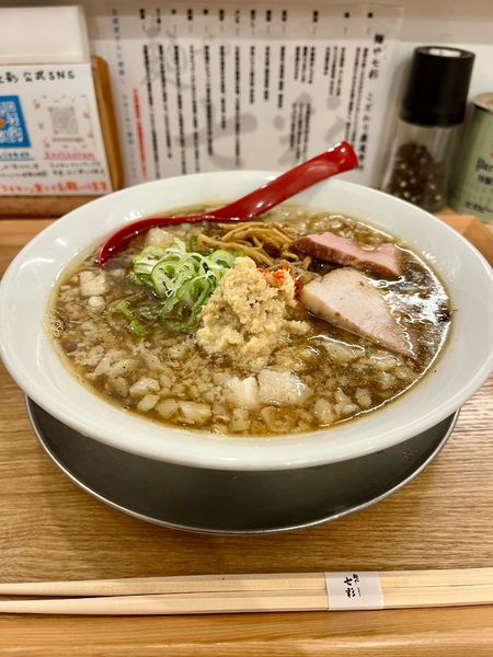 「背脂生姜ラーメン」@麺や 七彩 八丁堀店の写真