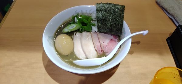 「特製濃厚煮干蕎麦」@北千住煮干中華蕎麦 かれんの写真