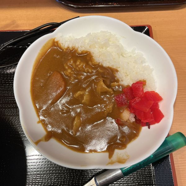 「ミニカレーライス」@そば・うどん自家製麺 まる美の写真