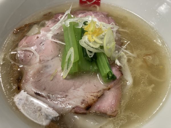 「塩そば+ワンタン+和え玉」@KITCHEN TAKANOの写真