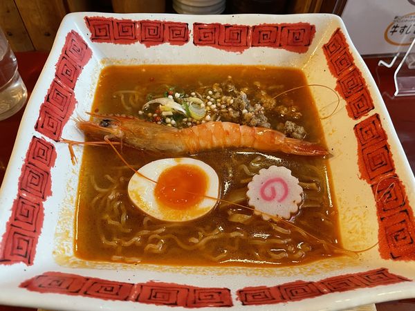 「海老出汁ラーメン　￥１２００」@麺 玉響 刈谷店の写真