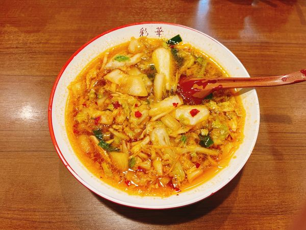 「サイカラーメン 小」@彩華ラーメン 本店の写真