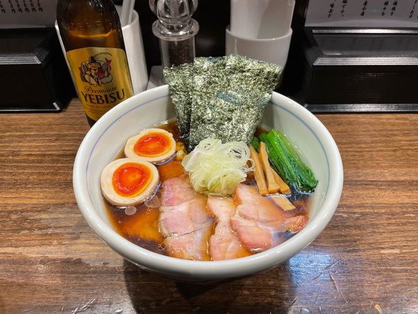 「特製中華そば（醤油）¥1300」@櫻井中華そば店の写真