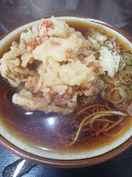 「かきあげそば」@そばよし 京橋店の写真