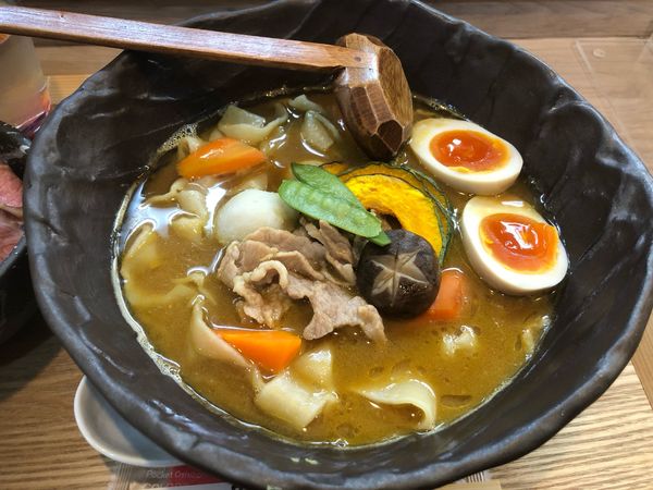 「ほうとうらーめん+味玉」@えびそば 緋彩の写真