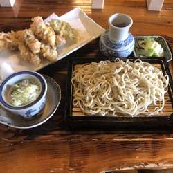 もりそば＋げそ天