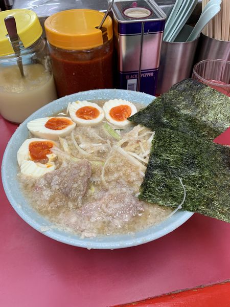 「特製味噌ラーメン＋味玉＋コテコテ」@ラーメンショップ 牛久結束店の写真