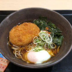 朝そば(玉子/400円)