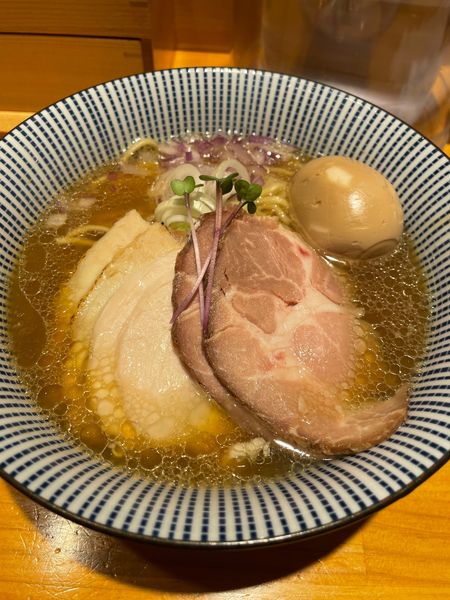 「特製中華そば-醤油」@貝だし麺 きた田の写真