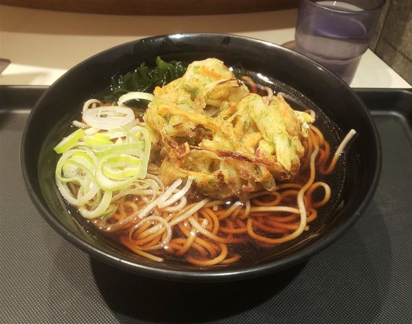 「徳島特製かき揚げそば」@名代 富士そば 日暮里店の写真