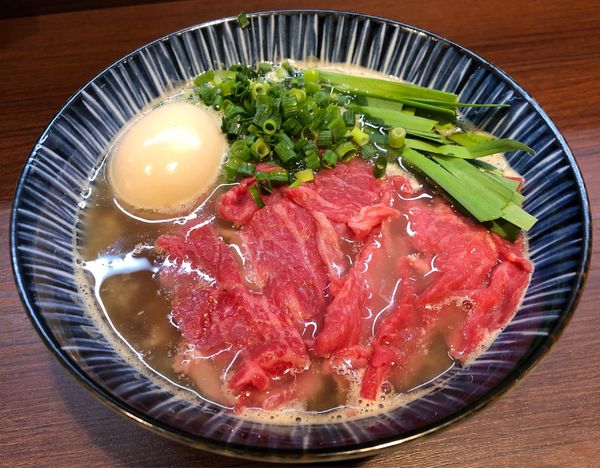 「【限定】和牛煮干蕎麦」@東京浅草 つけ蕎麦 井草の写真