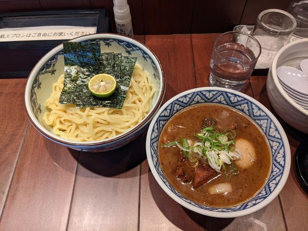 「特製二代目つけ麺　1280円」@めん徳二代目つじ田 麹町店の写真