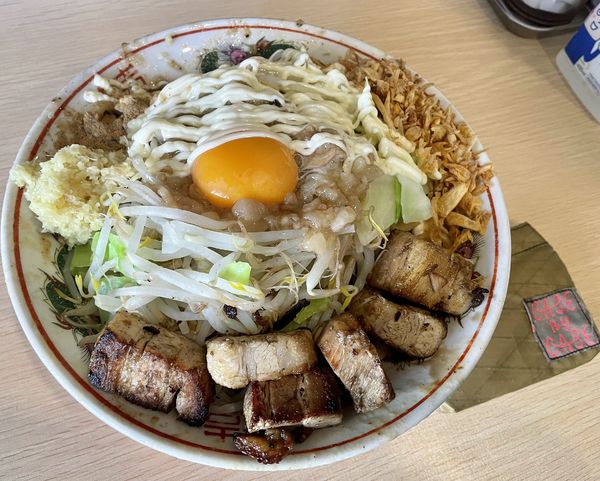 「汁なし」@自家製麺 まさきの写真