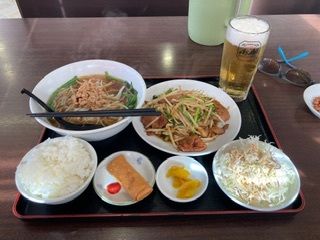 「ニラレバランチと台湾ラーメン ¥800」@台湾料理 幸楽園の写真