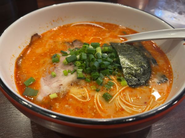 「赤博多ラーメン」@博多ラーメン長浜や 上野店の写真