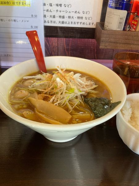 「限定　カレーラーメン」@中華そば いっけんめ 茨大店の写真