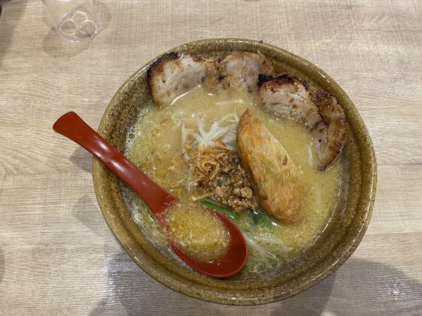 「信州味噌 炙りチャーシュー麺」@麺場 田所商店 深谷店の写真