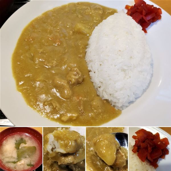 「カレーライス　700円」@生そば 永竜の写真