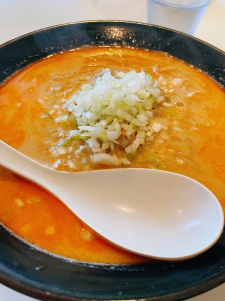 「坦々麺　辛　ニンニクトッピング」@神担 -GODTAN-の写真