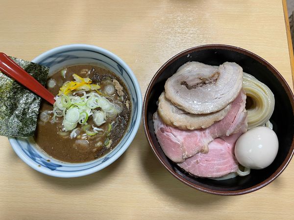 「特製つけ麺」@中華そば つけ麺 村岡屋の写真