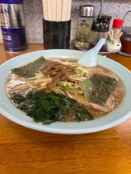「みそネギチャーシュー　半ライス」@ラーメンショップ 御前山店‎の写真