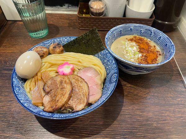 「【限定】魚豚辛つけ麺」@麺処はなぶさの写真