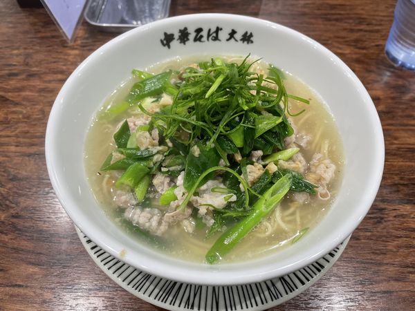 「自家製油カス入り牛肉ネギそば蜆出汁バージョン」@鴨と鶏 中華そば 大林の写真
