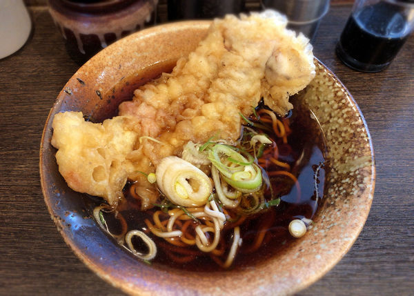 「ゲソ天そば(490円)」@三松 青砥店の写真