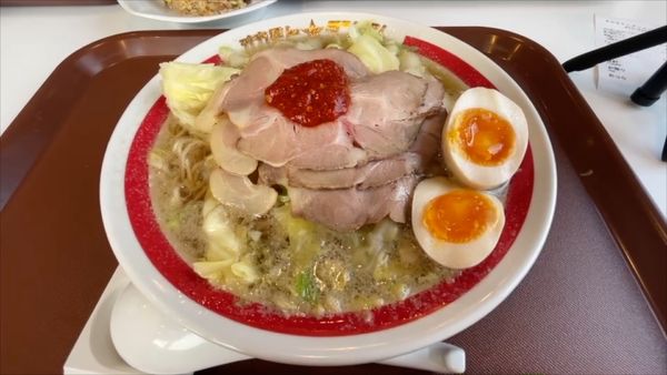 「特製タンメン・唐揚げセット」@オカモト☆タンメン。 北本店の写真