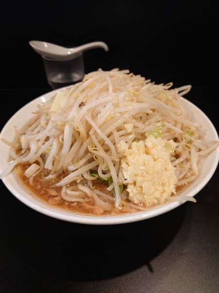 「【限定】背脂生姜ラーメン  野菜  ニンニク」@豚風。の写真