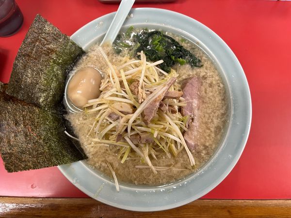 「朝ラーメン（醤油）（並）＋ネギ、味付玉子」@ラーメンショップ つくば店の写真
