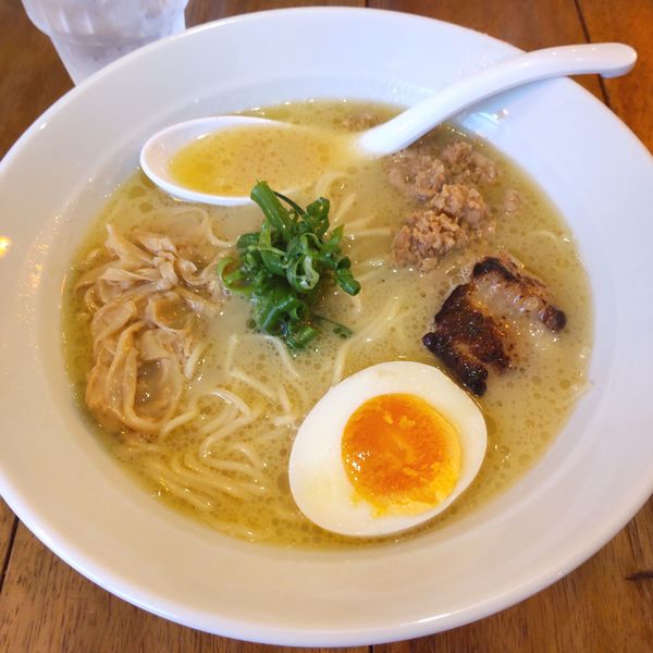 「鶏ポタラーメン（￥980）」@OMORI鶏ポタBASEの写真
