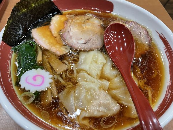「ワンタン麺1050円」@白河手打ち中華そば せいじゅの写真