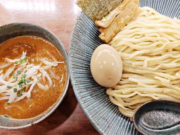 「味玉辛味噌つけ麺（中盛）」@つけ麺 一合 亀戸店の写真