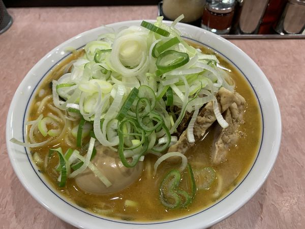 「中華そば（並）みそ、ネギ」@所沢大勝軒の写真