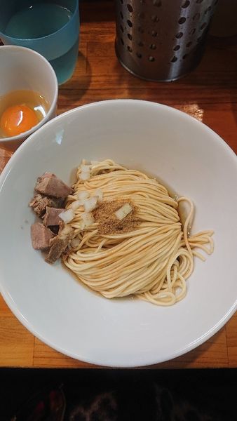 「和え玉+生卵」@煮干中華ソバ イチカワの写真