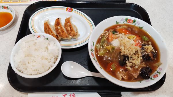 「五目あんかけラーメン」@餃子の王将 本川越店の写真
