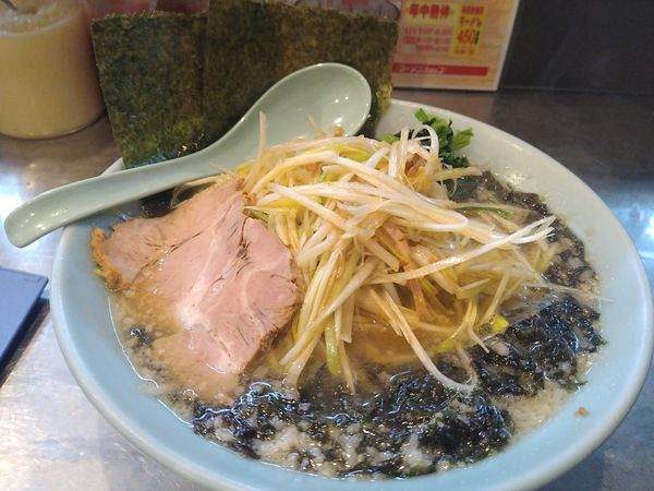 「岩のりネギラーメン」@ラーメンショップ 新守谷店の写真