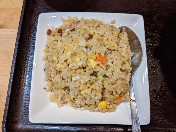 「野菜麺＋半チャーハン：550円＋100円」@中華居酒屋 楽福居の写真