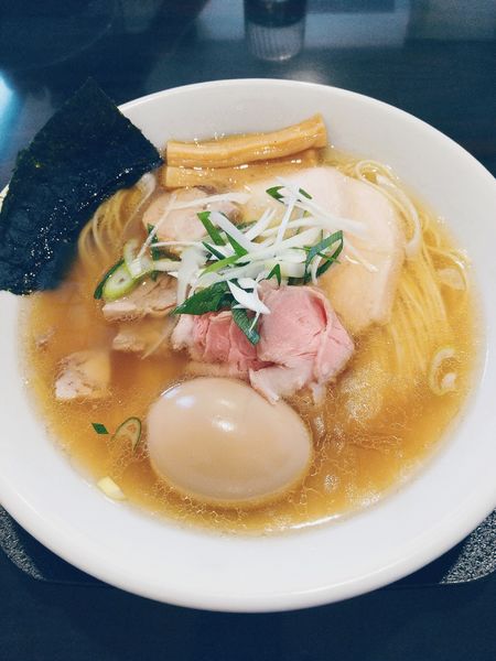 「ちゃーしゅーそば(トッピング:味玉)」@中華そば みはしの写真