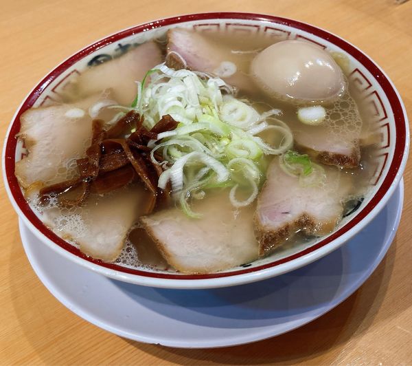 「肉そば＋味付玉子」@田中そば店の写真