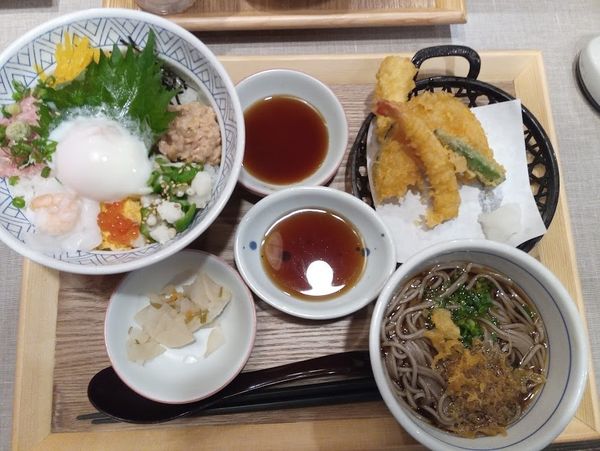 「夢庵御膳1319円のおそば」@夢庵 柏駅東口店の写真