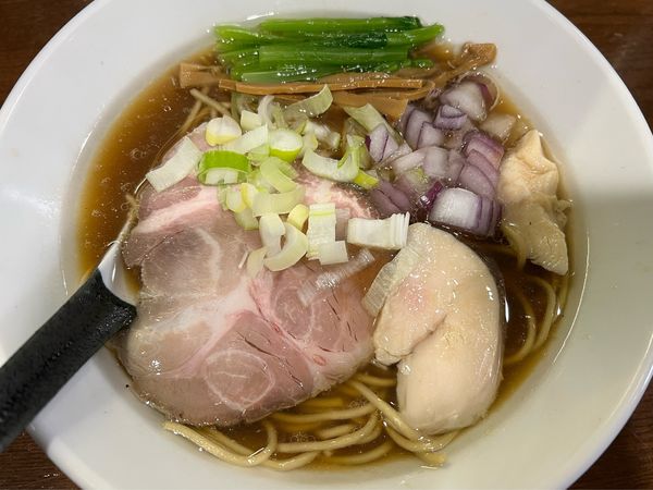 「貝出汁煮干しの中華そば」@らーめんぶたまろの写真