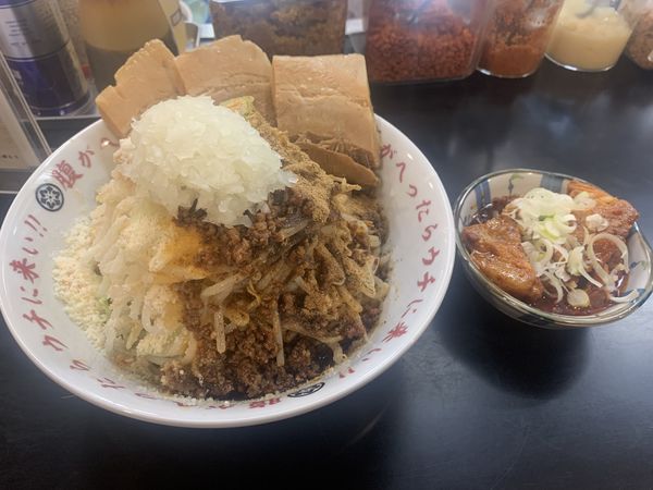 「まぜそば」@山勝角ふじ 南流山店の写真