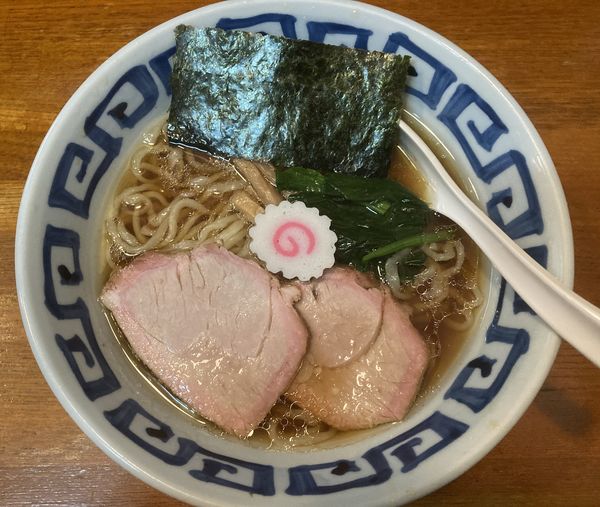 「中華そば750円」@手打ち中華そば 竹の助の写真